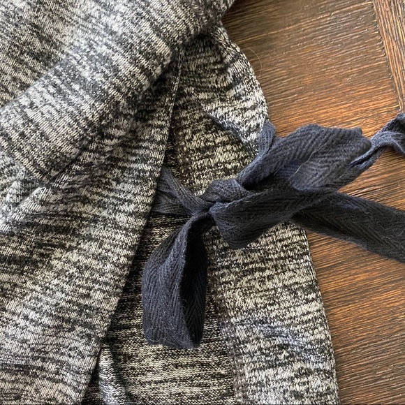 Sundry Side Tie Long Sleeve Pullover - Picture 2 of 7